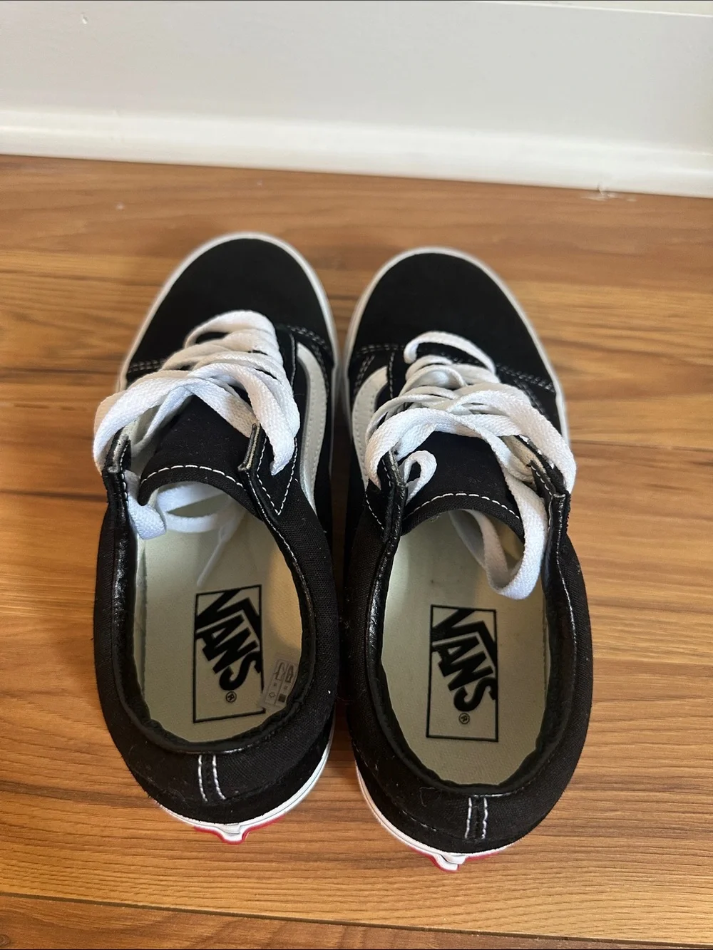 Classic Black & White Skate Sneakers